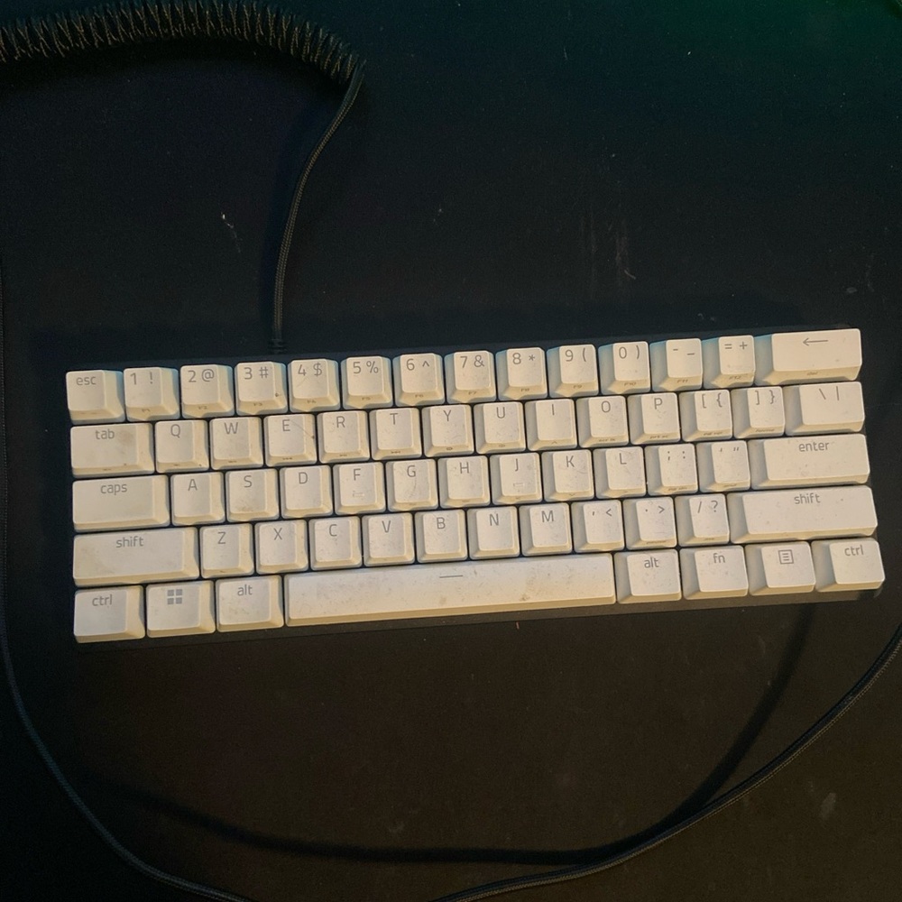 Razor White Gaming Keyboard